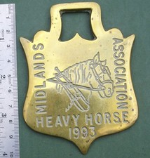 KB Horse Brass: Midlands Heavy Horse Association, 1993, Free P&P, cast