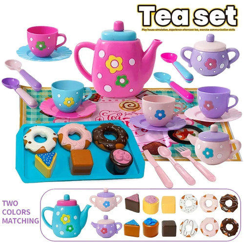 Children tea party - tea, play