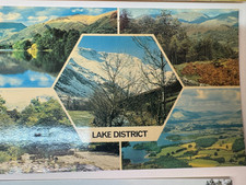 Vintage postcard Lake district