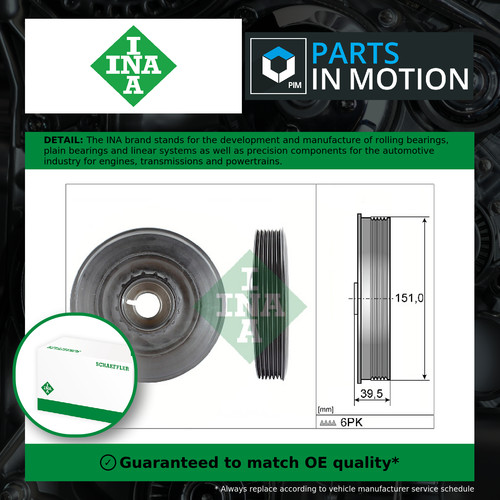 Crankshaft pulley fits - crankshaft,