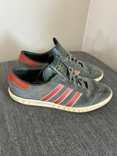 Adidas hamburg grey suede - hamburg,