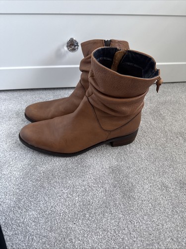 Dune tan brown leather ankle - dune,