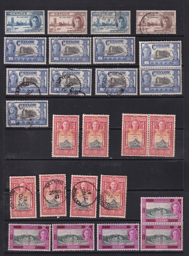 Ceylon stamps 1946 1947 - ceylon, 1946-1947