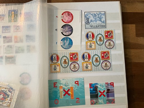 Switzerland stamps mint - switzerland,