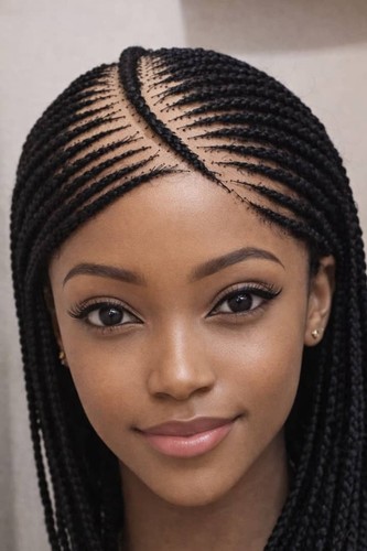 Braid glueless black double - braid#, glueless#