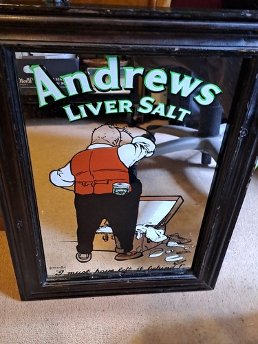 Wooden framed vintage andrews - vintage,