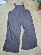 Lovely Grey Cotton Jumpsuit UK 5XL UK 20/22 BNWOT
