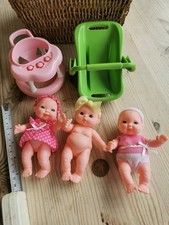 Small Dolls X3 + 2x Accessories
