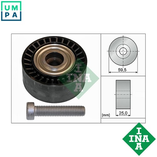 Deflectionguide pulley vribbed - pulley,