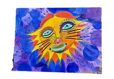 ORIGINAL PAINTING Cheshire Cat