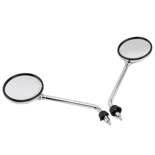Pair rear view - pair, chrome