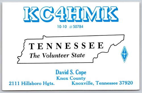 Vintage kc4hmk qsl - kc4hmk,