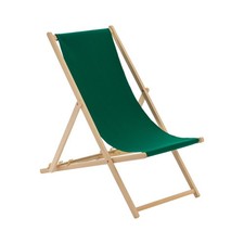 Folding Wooden Deck Chair -