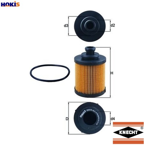 Oil filter 418d for opel - oil,