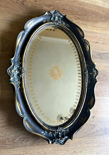 Antique style oval wall - style,