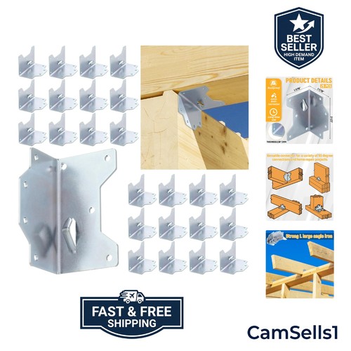 25pcs galvanized angle - galvanized,