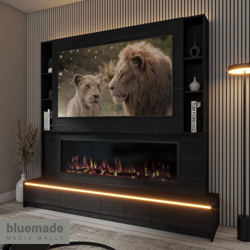 2200mm media wall - wall, furniture