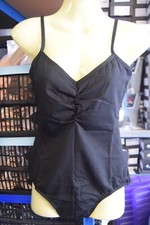 Black Plume Lycra V-Neck