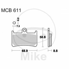 SINTERED BRAKE PADS SV TRW