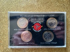 Isle man pound coins - of,