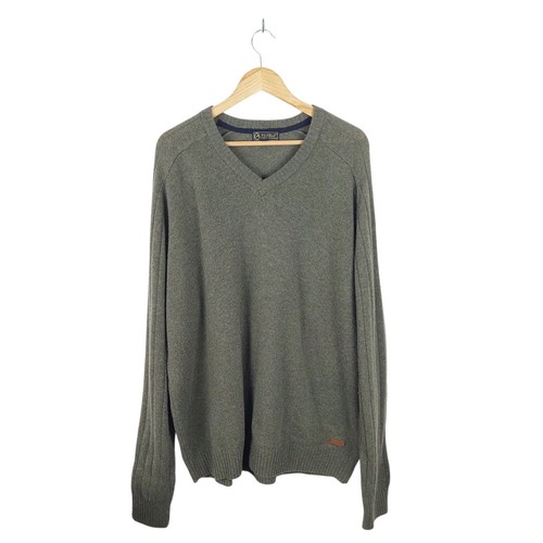Field men green - men's, v-neck