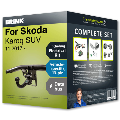 Towbar detachable for skoda - towbar,