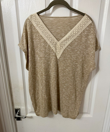 Used women beige solid - used, tu