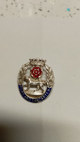 Silver and enamel - and, regimental
