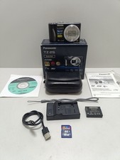Panasonic Digital Camera Lumix DMC-TZ25 12.1MP Black Tested