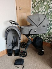 Stokke Xplory V6 black melange birth to toddler