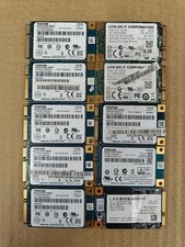 10x 128GB mSATA SSD  Toshiba Lite-on Intel - JOBLOT