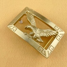 1pc Heavy-duty Solid Brass Belt Buckle 4cm Inner Width Eagle Shaped Durable DIY