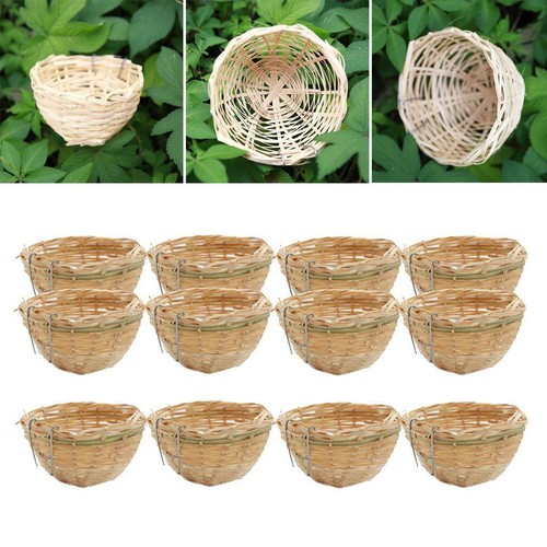 12pcs cage hanging bamboo - 12pcs,