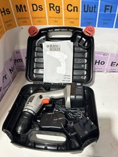 Black & Decker HP122 Cordless 9.6V Hammer Drill Driver +Battery Charger