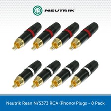 8x Neutrik RCA Phono Plugs