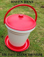 18LTR AUTOMATIC DRINKER POULTRY CHICKEN BANTAM 18 L LITRE WATER ACCESSORIES 18L