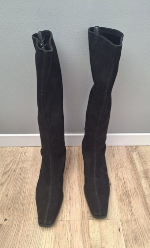 Stuart weitzman black suede - weitzman,