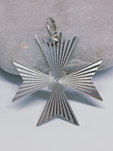 Silver 917 maltese cross - silver,
