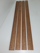 Mahogany. 4 @ 600 x 35 x 12mm