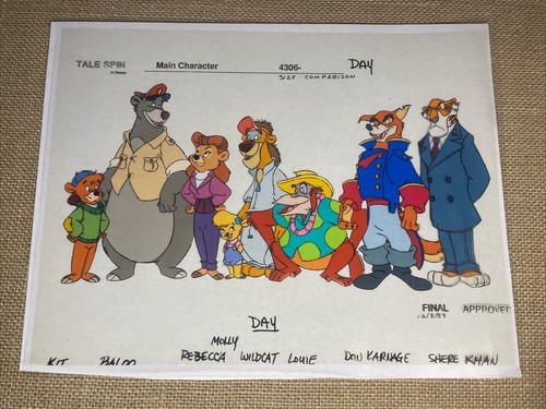 Tale spin animation cels - spin, model