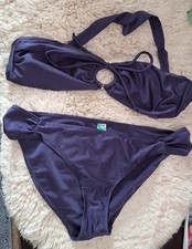 Purple Halter Bikini Set Ocean