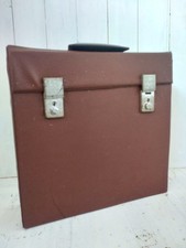 Vintage Brown Vinyl Storage