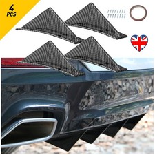 4x Shark Fin Universal Carbon