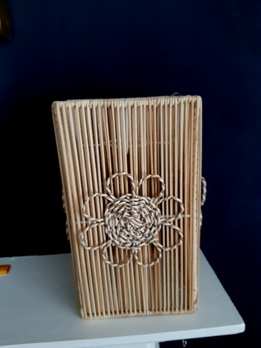 Retro boho lightshade beige - retro,