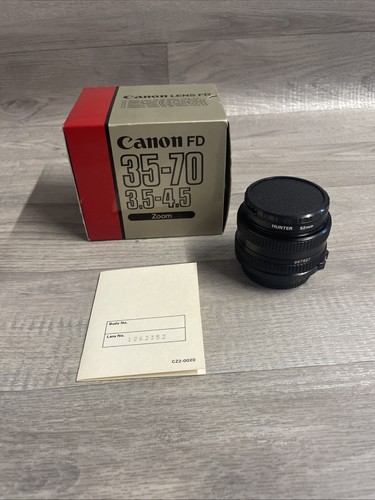 Canon 70mm 5 - fd, f/3.5-4.5