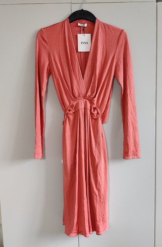 Issa pink wrap dress - /, uk