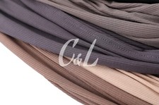 Premium Ribbed Jersey Hijab Stretchy Plain Scarf Elegant Soft Hijab Shawl Wrap