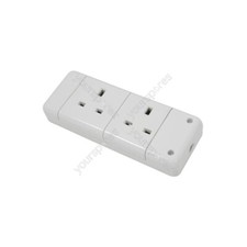 Mercury 2 Gang Trailing Socket