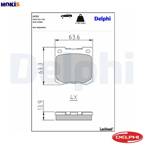 Brake pad set disc - pad,
