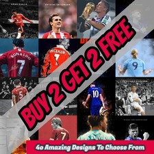 The Best Football Player Posters Prints Wall Art Home Decor Gifts